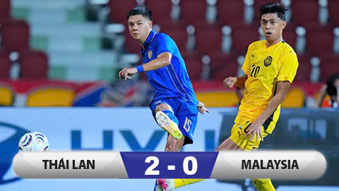 Kết quả Thái Lan 2-0 Malaysia:  'Voi chiến' chiếm ngôi đầu